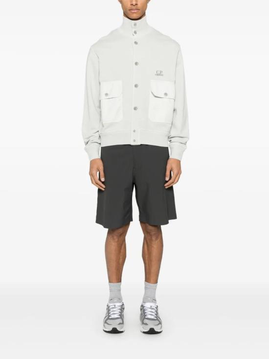 25SS 씨피 컴퍼니 가디건 18CMSS047A110044R800 BLUE FOX - C.P. COMPANY