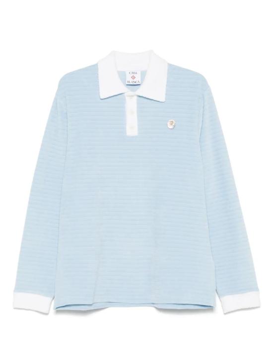 25SS 카사블랑카 반팔 티셔츠 MS25JTP33901 BLUE