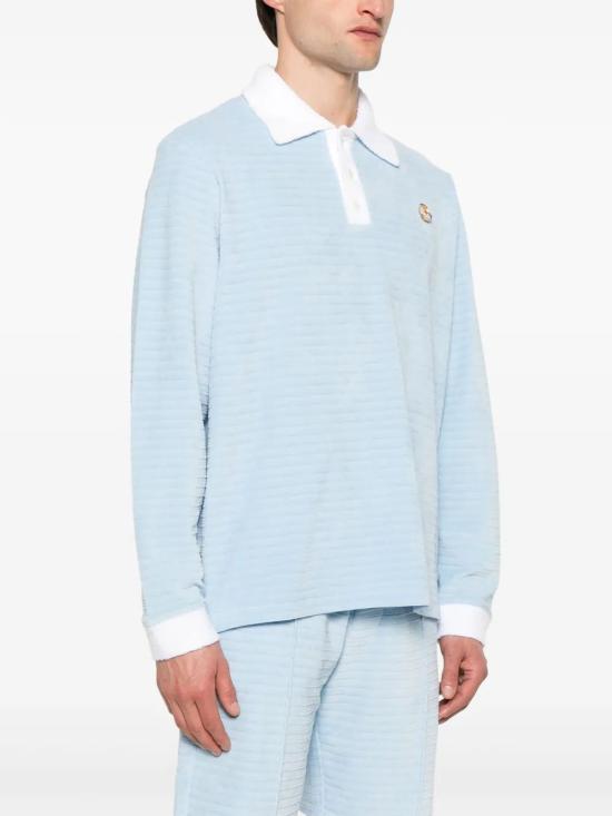 25SS 카사블랑카 반팔 티셔츠 MS25JTP33901 BLUE - CASABLANCA