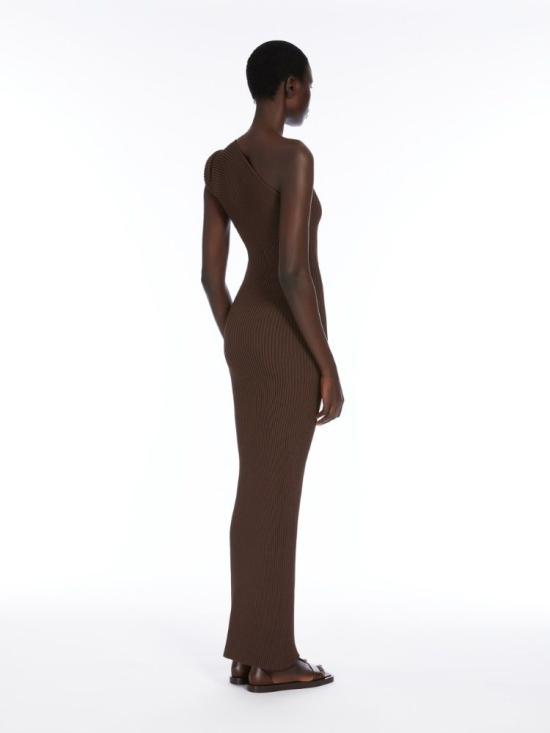 25SS 막스마라 롱 원피스 2511321133600 010 BROWN - MAX MARA