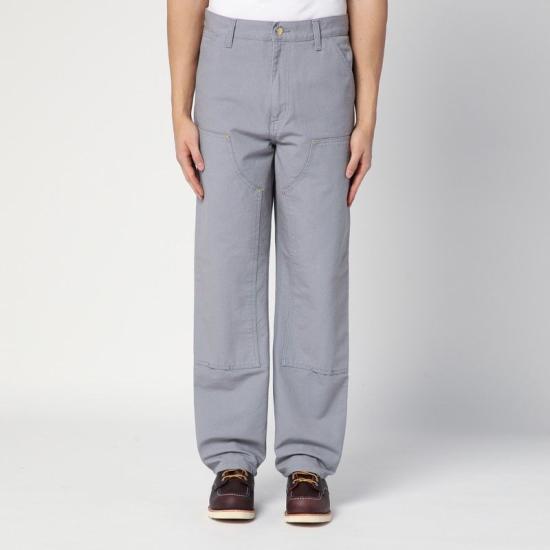 25SS 칼하트 WIP 디어본 캔버스 더블 니 팬츠 I031501CO 2LR0232 GREY