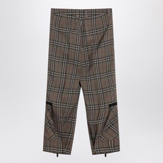 25SS 버버리 스트레이트 팬츠 8108349165277 C1846 BROWN - BURBERRY