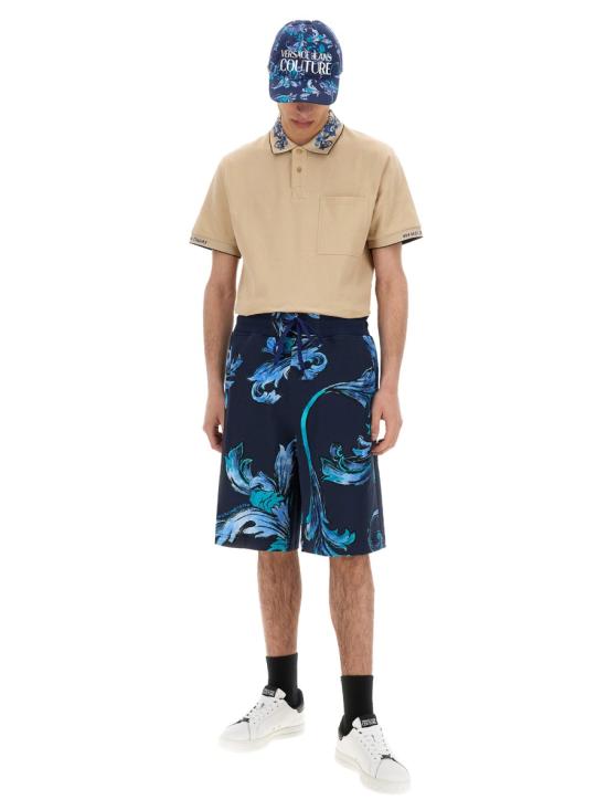 25SS 베르사체 바로크 폴로 셔츠  78GAGT04 CJ01T727 BEIGE - VERSACE