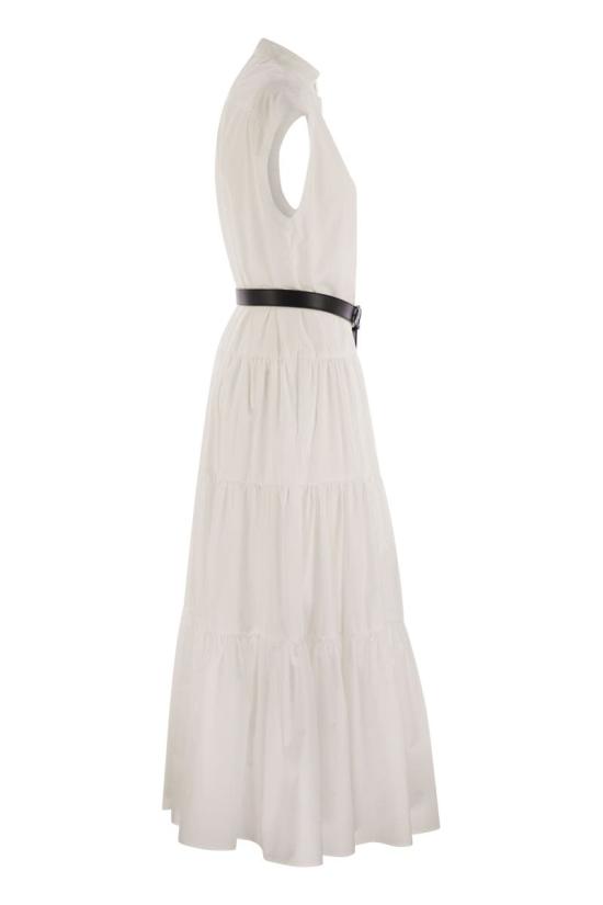 25SS 막스마라 스튜디오 미디 원피스 2516221102600001 OPTIC WHITE - MAX MARA STUDIO