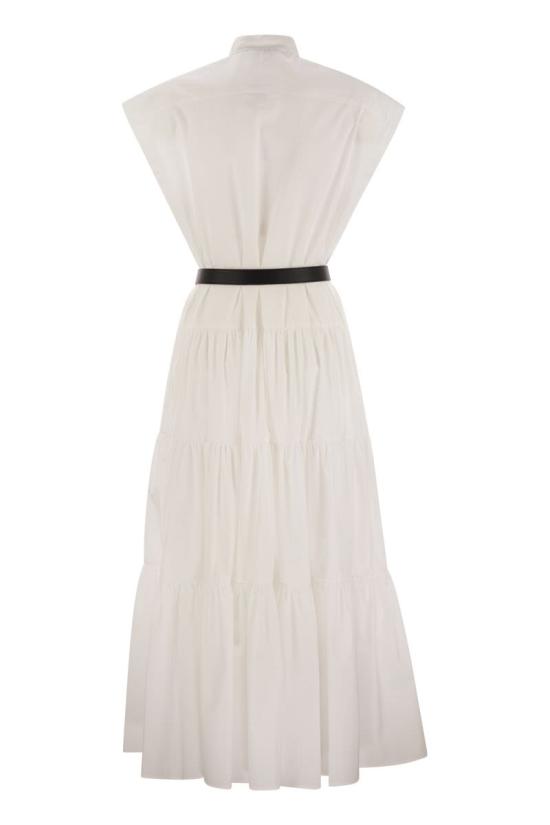 25SS 막스마라 스튜디오 미디 원피스 2516221102600001 OPTIC WHITE - MAX MARA STUDIO