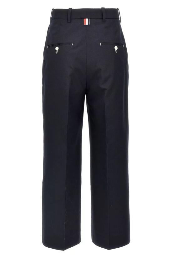 25SS 톰브라운 스트레이트 팬츠 FTC503A02872 NAVY 415 - THOM BROWNE