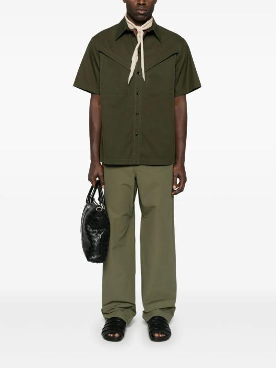 25SS 보테가베네타 반팔 셔츠 816765V4CS0 3359 GREEN - BOTTEGA VENETA