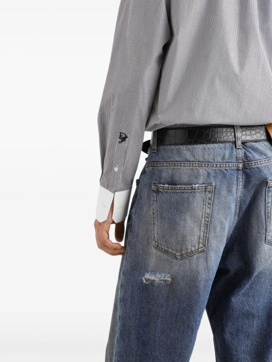 25SS 돌체앤가바나 긴팔 셔츠 G5MZ1ZFR5YG S8051 GREY - DOLCE & GABBANA