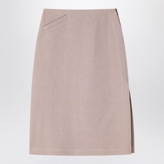 25SS 펜디 미디 스커트 FQ7634AUOK F1RX1 PINK PURPLE