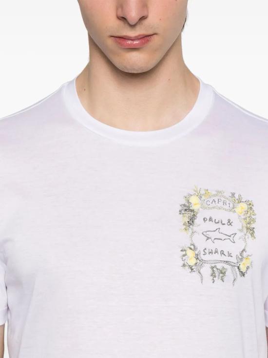 25SS 폴앤샤크 반팔 티셔츠 25411075 010 WHITE - PAUL & SHARK