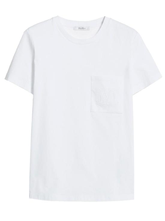 25SS 막스마라 반팔 티셔츠 PAPAIA 001 WHITE