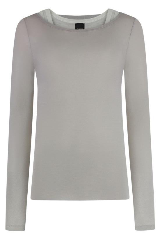 25SS 핑코 긴팔 티셔츠 104653A2CL IIA grey