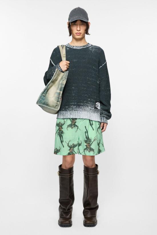 25SS 아크네 스튜디오 숏팬츠 BE0185SHOR000275 GREEN - ACNE STUDIOS