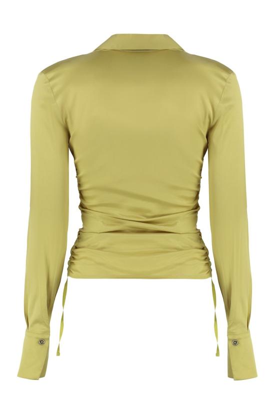 25SS 핑코 가디건 104920A2GD T09 green - PINKO