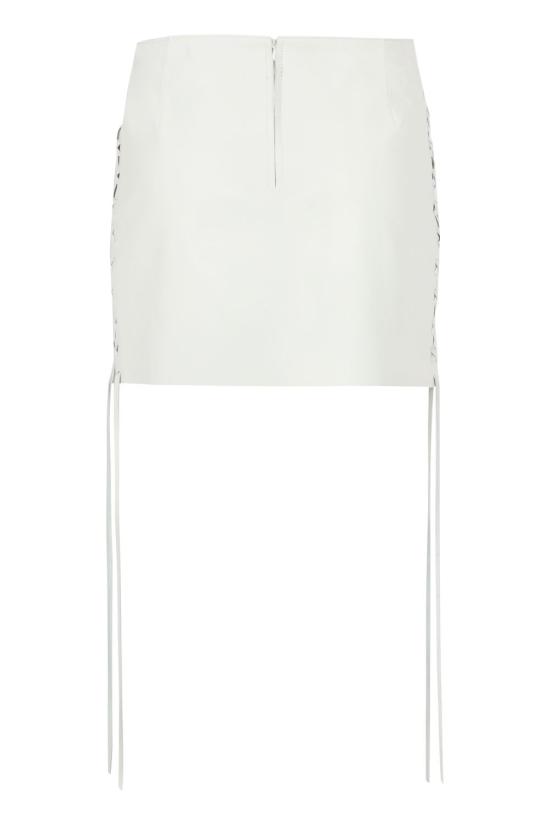  살바토레 산토로 숏 스커트 S23SANTD44041DGLOV IVORY White - SALVATORE SANTORO