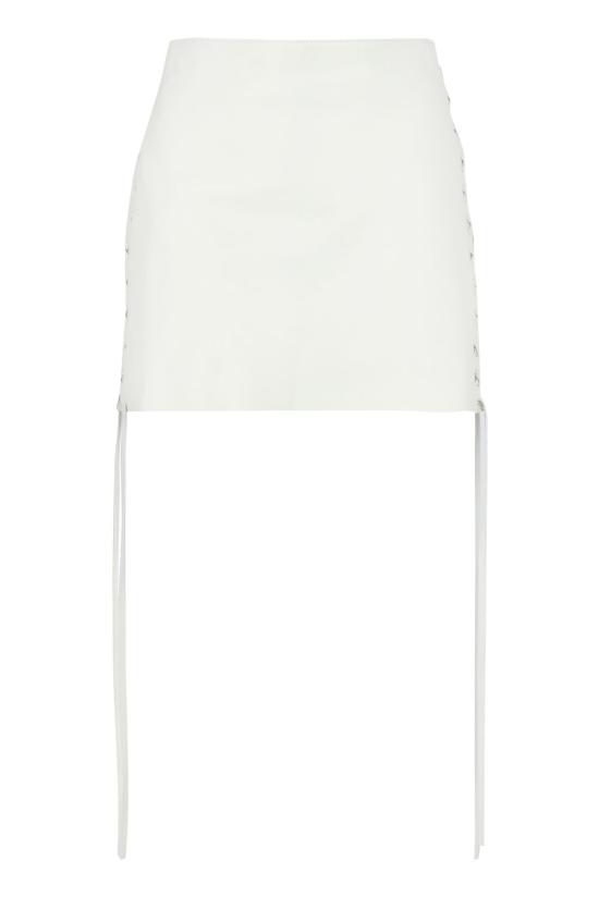  살바토레 산토로 숏 스커트 S23SANTD44041DGLOV IVORY White