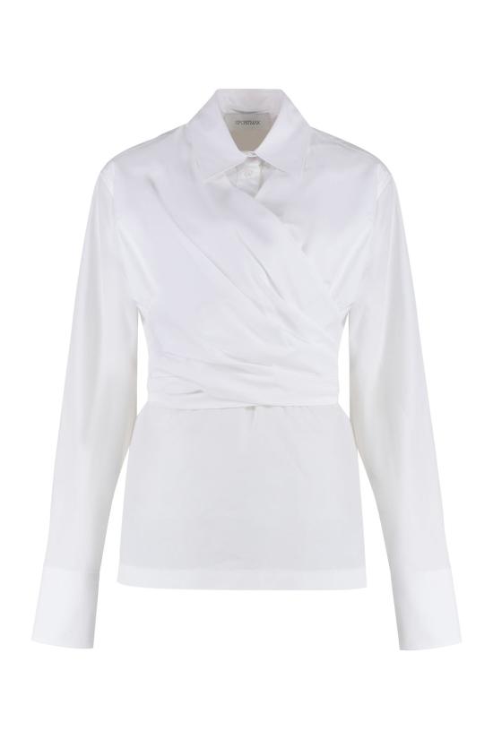 25SS 막스마라 스포츠막스 셔츠 OGGI2512191021600 001 White