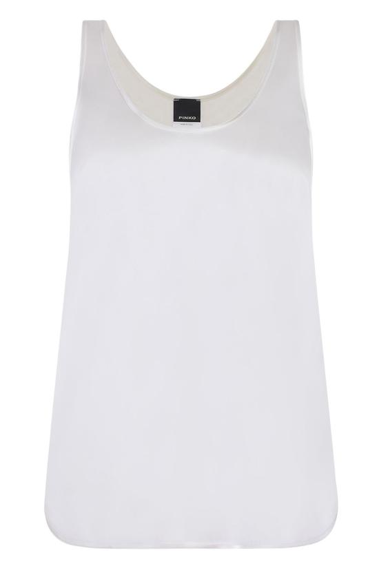 25SS 핑코 민소매 티셔츠 104670A2JR Z05 White