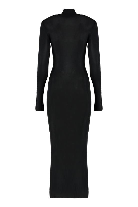 25SS 셀프 포트레이트 롱 원피스 SS25CK005XB BLACK black - SELF PORTRAIT