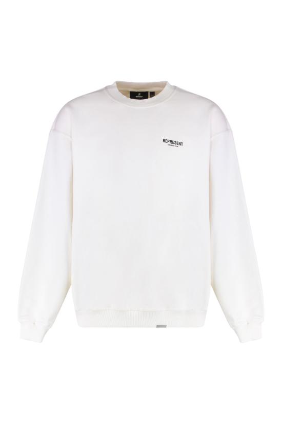 25SS 리프레젠트 스웨터 OCM41115 072 White