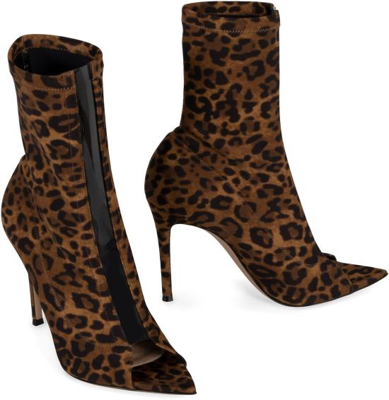  지안비토로시 부츠 G5061615RICLPG LEPT Animalier - GIANVITO ROSSI
