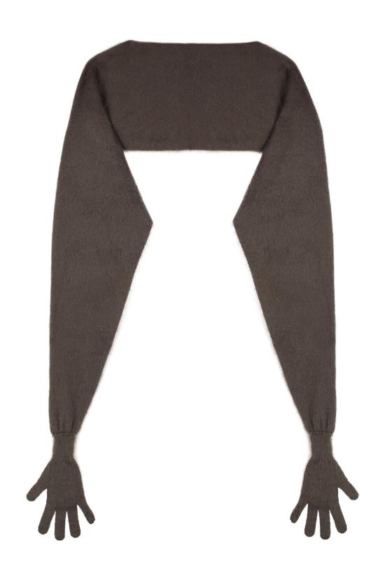 24FW 모스키노 케이프 33805403 A0103 brown - MOSCHINO