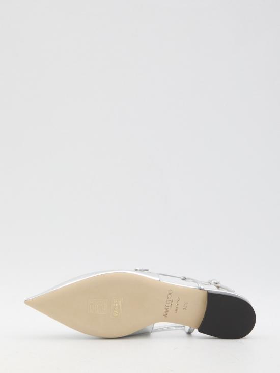 25SS 지미추 디디 플랫 슬링백 DIDIFLATQUI SILVER METALLIC - JIMMY CHOO