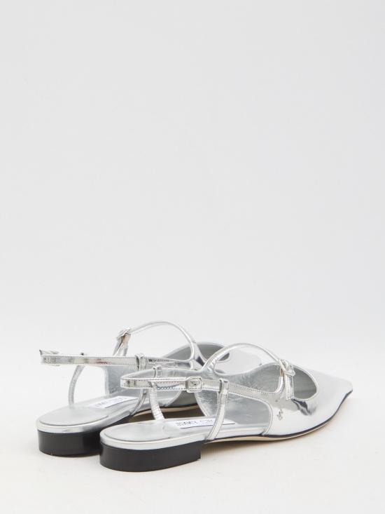 25SS 지미추 디디 플랫 슬링백 DIDIFLATQUI SILVER METALLIC - JIMMY CHOO