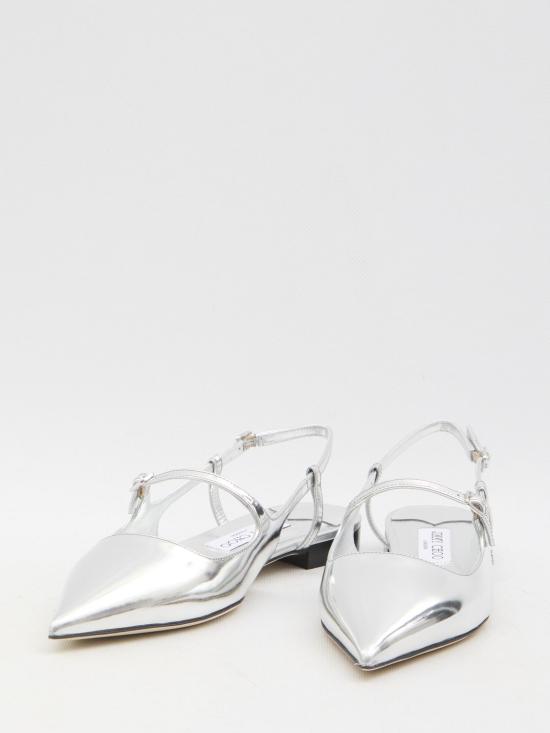 25SS 지미추 디디 플랫 슬링백 DIDIFLATQUI SILVER METALLIC - JIMMY CHOO