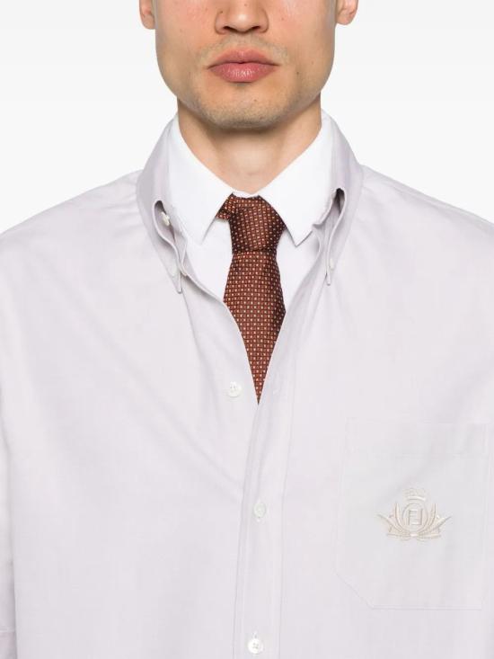 25SS 펜디 옥스포드 셔츠 FS1312AU70 F1LU2 NUDE NEUTRALS - FENDI
