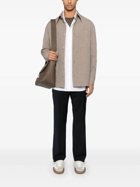 25SS 펜디 긴팔 셔츠 FS1310AU6X F0QA0 WHITE - FENDI
