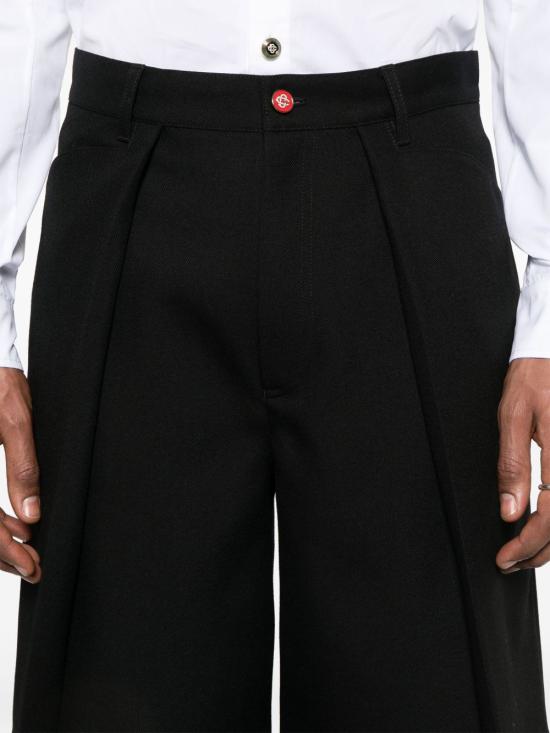 25SS 카사블랑카 숏팬츠 MS25TR26802 BLACK - CASABLANCA