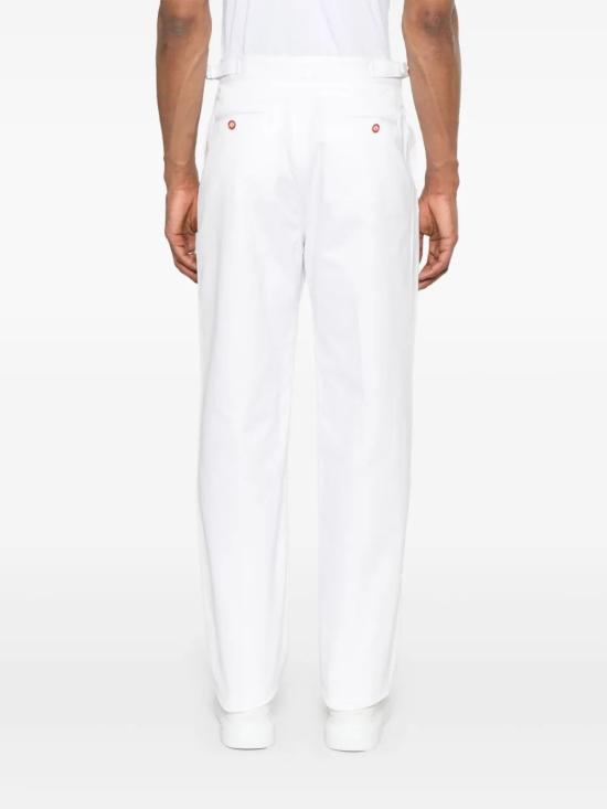 25SS 카사블랑카 스트레이트 팬츠 MS25TR28201 WHITE - CASABLANCA