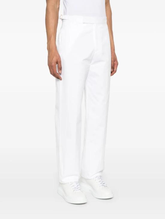 25SS 카사블랑카 스트레이트 팬츠 MS25TR28201 WHITE - CASABLANCA