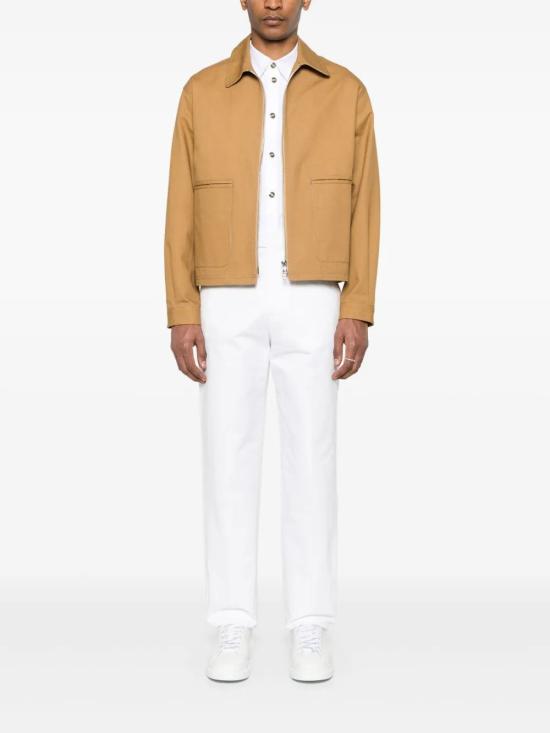 25SS 카사블랑카 스트레이트 팬츠 MS25TR28201 WHITE - CASABLANCA