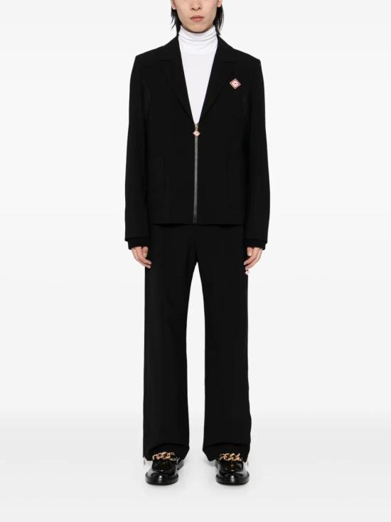 24FW 카사블랑카 자켓 MF24JK31201 BLACK - CASABLANCA