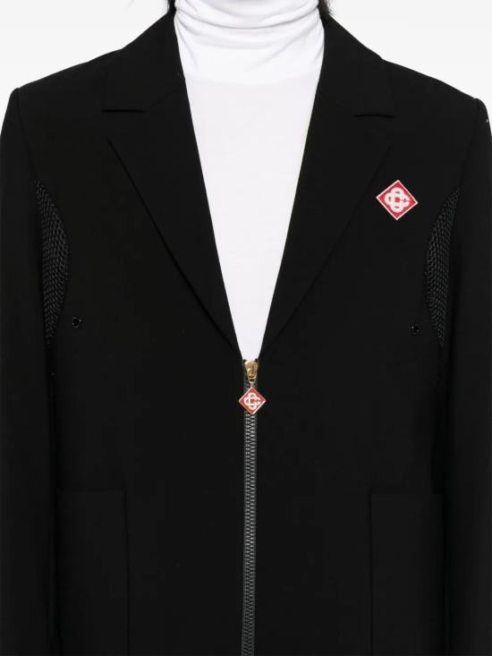 24FW 카사블랑카 자켓 MF24JK31201 BLACK - CASABLANCA