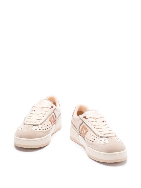 25SS 펜디 매치 소프트 레더 스웨이드 스니커즈 8E8670ASB2 SHELLSIENM - FENDI