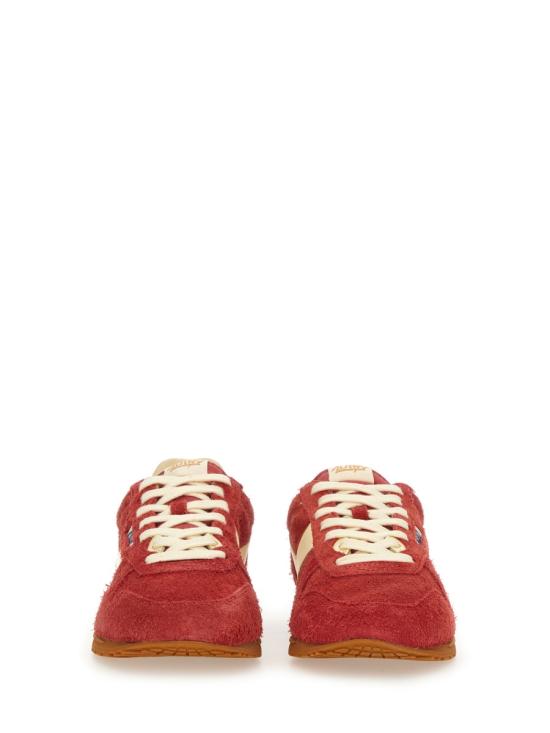 25SS 오트리 윈드스핀 스웨이드 레더 스니커즈 WSLMUB15 RED - AUTRY