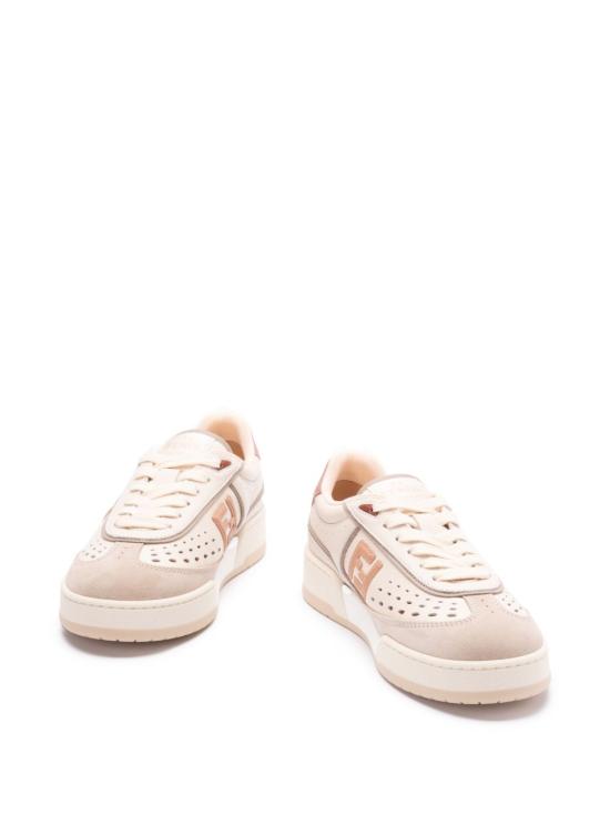 25SS 펜디 매치 소프트 레더 스웨이드 스니커즈 8E8670ASB2F1RUY BEIGE - FENDI