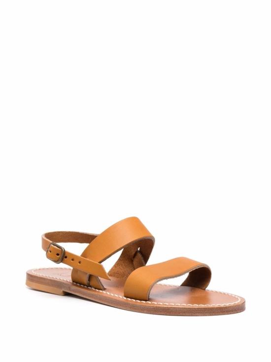 25SS 케이자크 샌들 0C20007BARIGOULEPUL LEATHER BROWN - K JACQUES