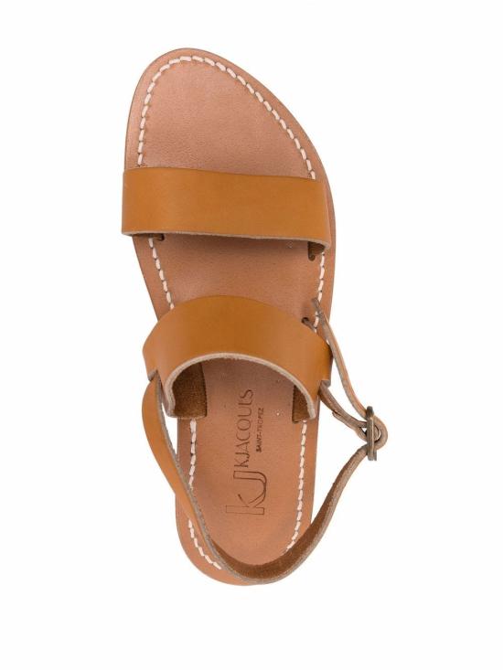 25SS 케이자크 샌들 0C20007BARIGOULEPUL LEATHER BROWN - K JACQUES