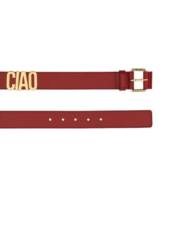 25SS 모스키노 레귤러 벨트 MC6002PP1M OI0500 RED - MOSCHINO