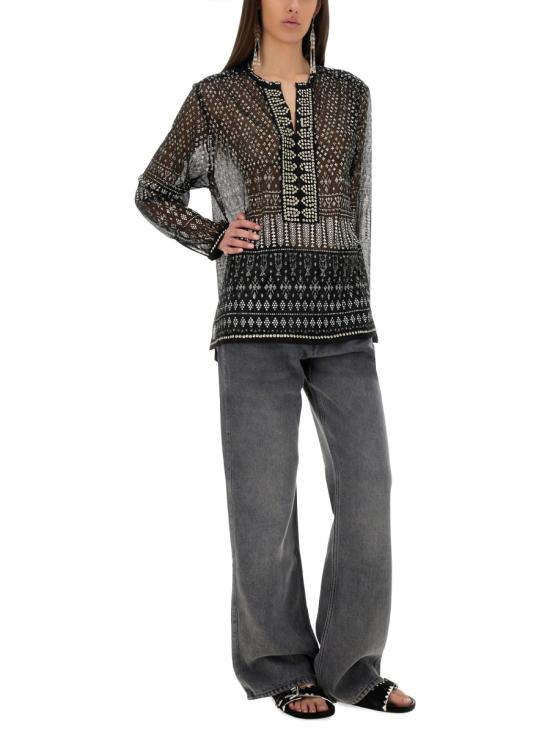 25SS 이자벨마랑 셔츠 HT0584FA C1K02IBKSI BLACK - ISABEL MARANT