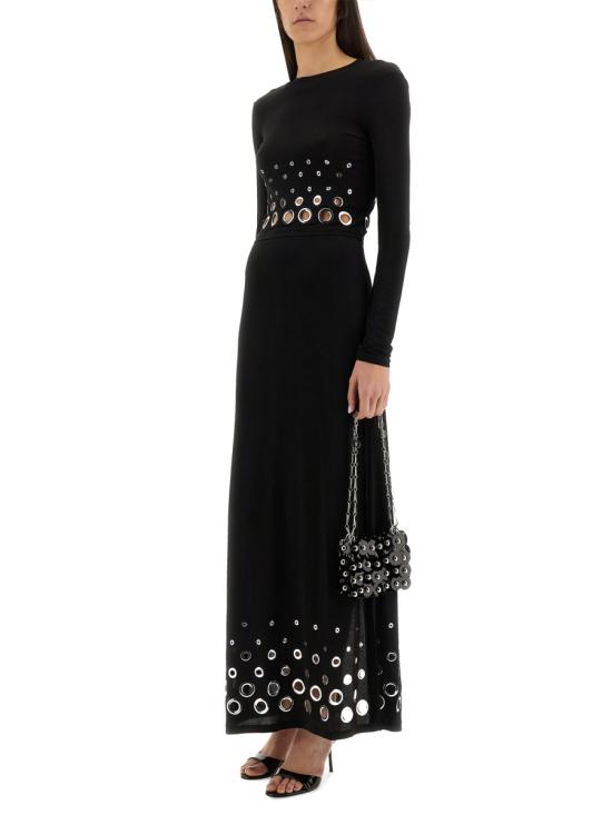 25SS 파코라반 긴팔 티셔츠 25PJTO047CU0014 P001 BLACK - PACO RABANNE