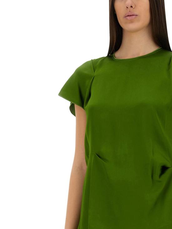 25SS 빅토리아 베컴 반팔 티셔츠 1225WTP006361A ALGAE GREEN - VICTORIA BECKHAM
