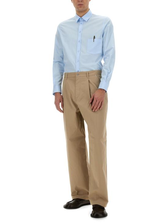 25SS 모스키노 긴팔 셔츠 02390235 1293 BABY BLUE - MOSCHINO