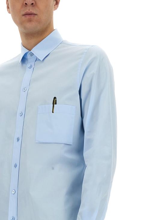 25SS 모스키노 긴팔 셔츠 02390235 1293 BABY BLUE - MOSCHINO
