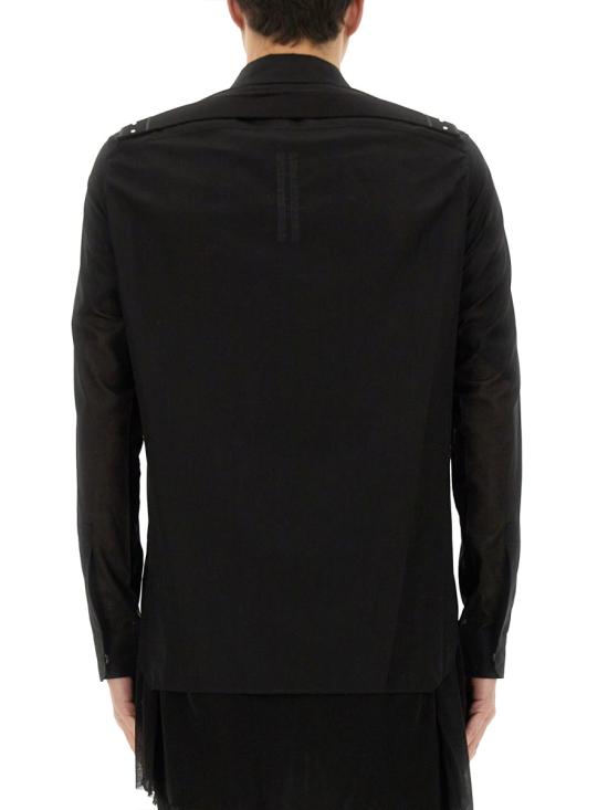 25SS 릭 오웬스 긴팔 셔츠 RU01E5236 CV09 BLACK - RICK OWENS