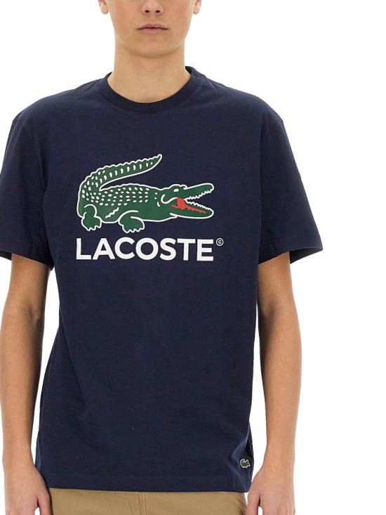25SS 라코스테 반팔 티셔츠 TH1285 166 BLUE - LACOSTE
